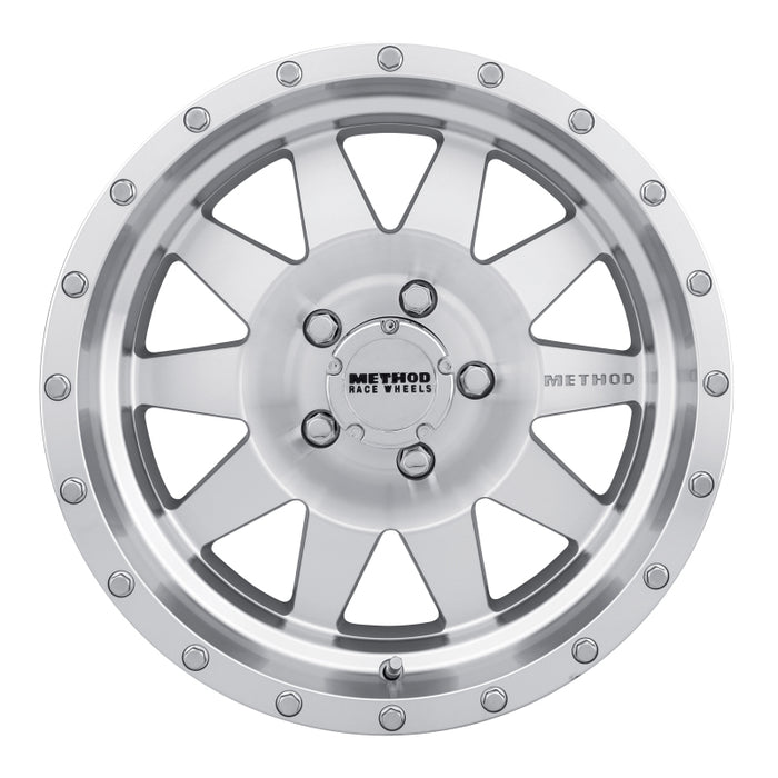 Method mr301 the standard 16x8 0mm offset wheel in machined/clear coat white background