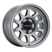 Method mr316 17x8 gloss titanium wheel - black and silver rim