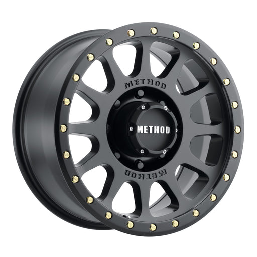 Method mr305 nv 18x9 matte black wheel