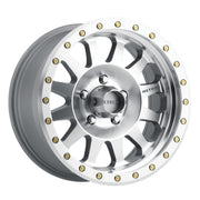 Method mr304 double standard 17x8.5 silver truck front wheel