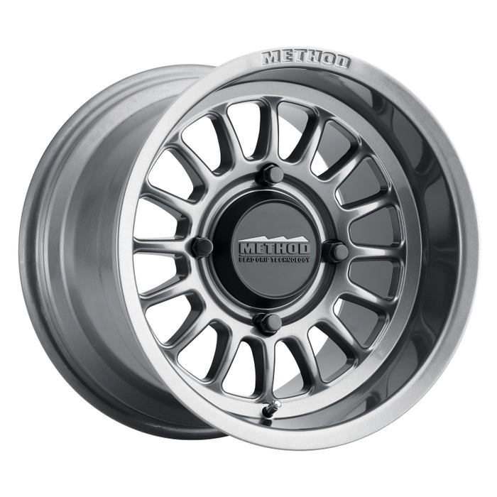 Method mr411 bead grip 15x7 gloss titanium wheel