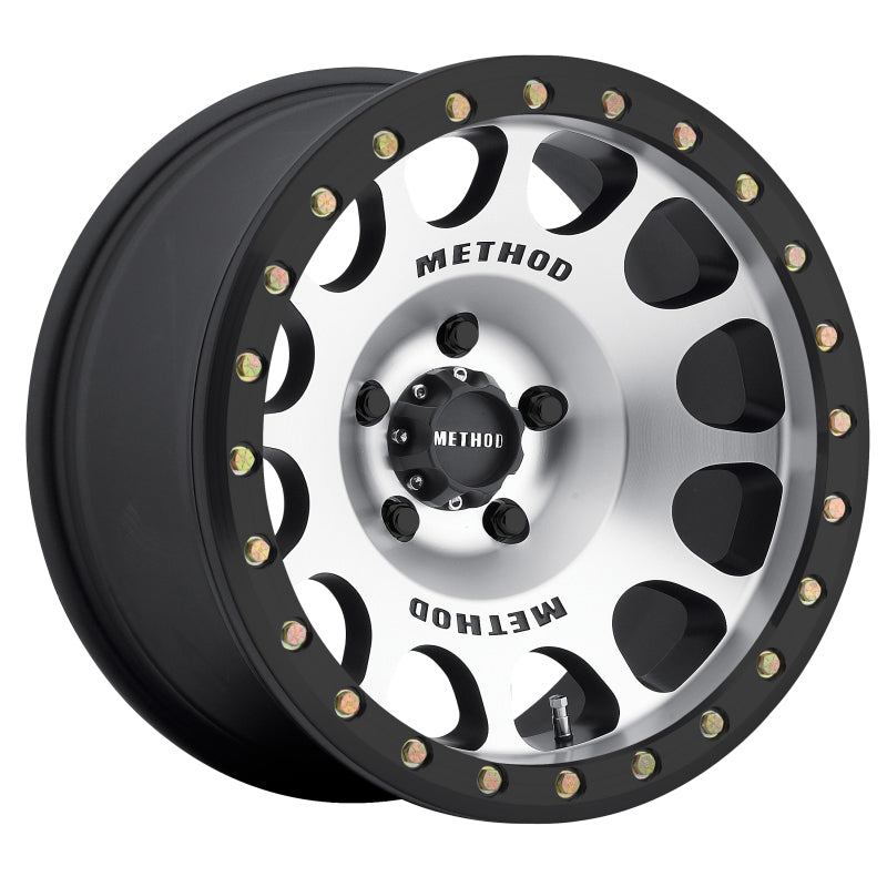 Method mr105 beadlock 17x9 - satin black with machined face wheel