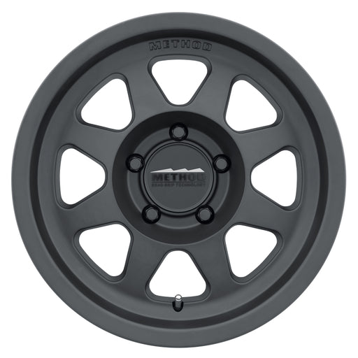 Method mr701 18x9 matte black wheel with center hole