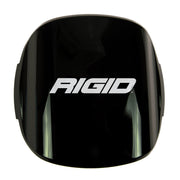 Rigid industries single light cover for adapt xp - black with white logo on helmet.