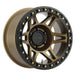 Method mr106 beadlock 17x9 black and gold finish wheel