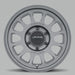 Method mr703 16x8 0mm offset gloss titanium wheel - front wheel of silver truck