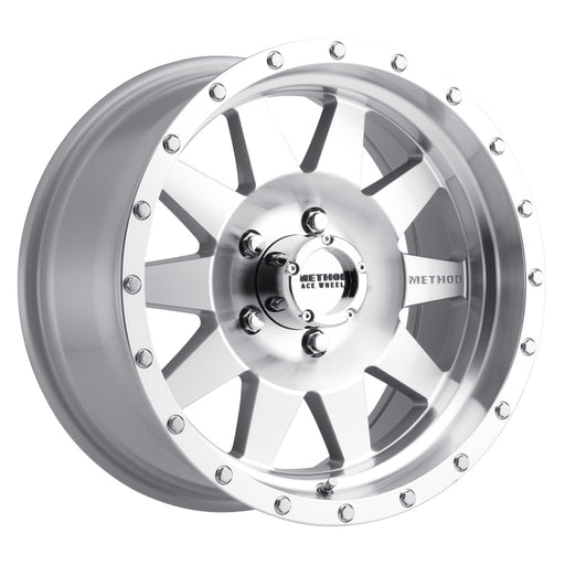 Method mr301 the standard 16x8 0mm offset silver truck front wheel