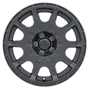 Method mr502 vt-spec 2 wheel with black center cap, matte black finish