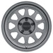 Method mr316 17x8 gloss titanium wheel - gray wheel with black spoke