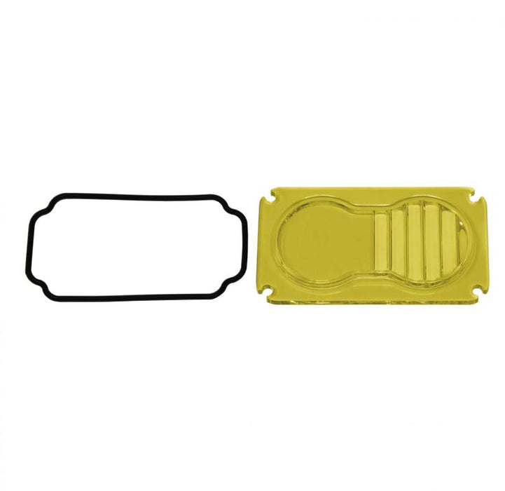 Baja Designs S2 Series combo lens kit - yellow plastic cover with black rubber gasket