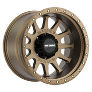 Method mr605 nv 20x10 bronze wheel - black center with gold spoke