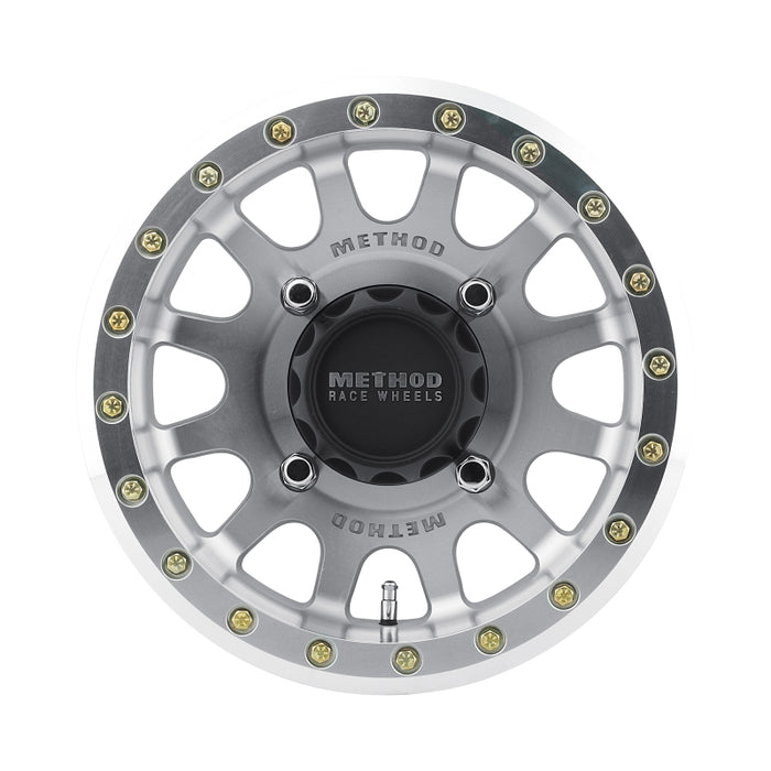 Method mr401 utv beadlock 14x7 black and white center wheel