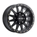 Method mr304 double standard 18x9 matte black wheel with rivets