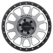 Method mr305 nv 17x8.5 0mm offset 6x5.5 108mm cb machined/black street loc wheel fly fishing