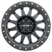 Method mr304 double standard 15x8 matte black wheel with gold rivets