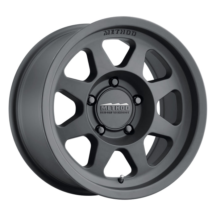 Method mr701 16x8 matte black wheel with black rim