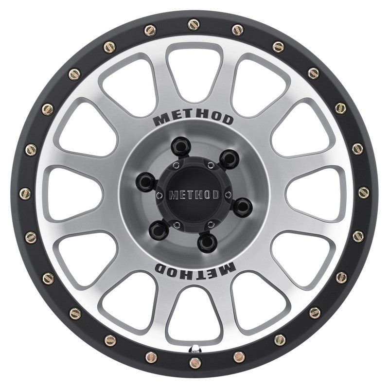 Black and white rim fly fishing reel for method mr305 nv 18x9 wheel