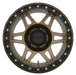 Method mr106 beadlock 17x9 black and gold wheel