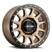 Method mr305 nv hd 18x9 +18mm offset wheel with black and gold rim