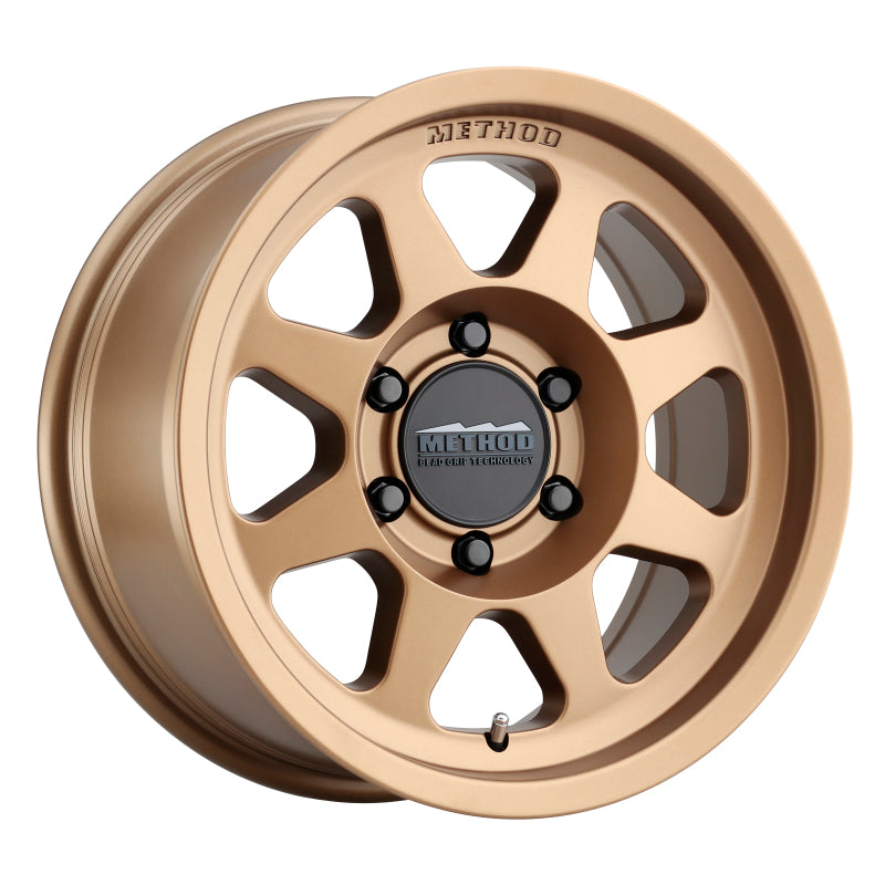 Method mr701 16x8 0mm offset gold finish wheel