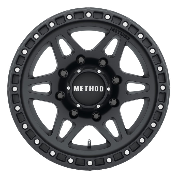 Method mr312 18x9 matte black wheel - 8 lug - 5x130 - 4x130 - 4mm