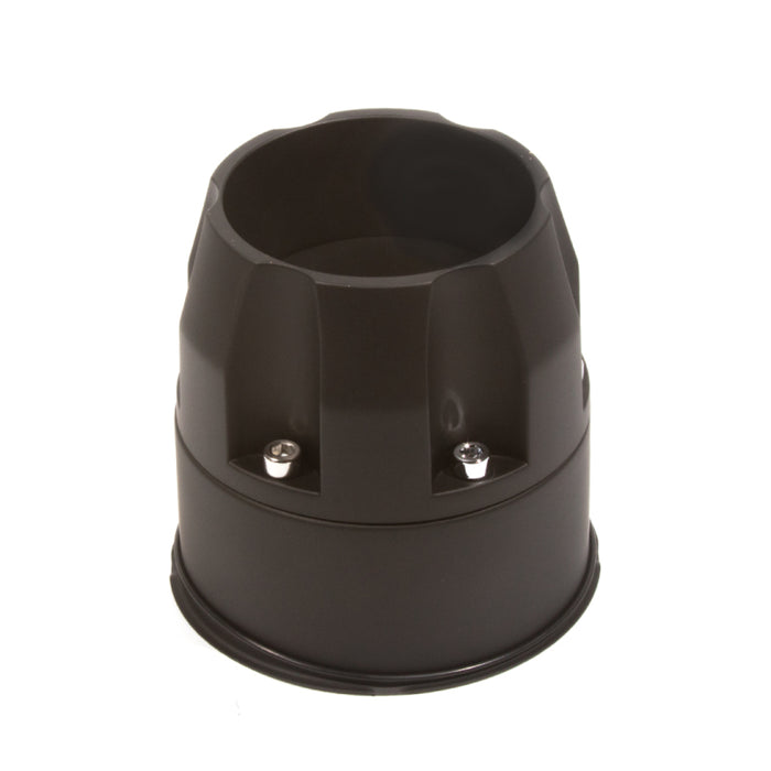 Method cap 1717 - 94mm black plastic cup with metal handle
