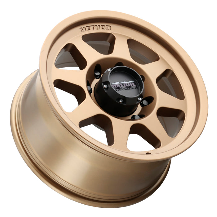 Method mr701 hd bronze and black wheels detailed view.