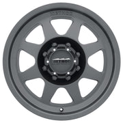 Method mr701 hd 18x9 matte black wheel on white background