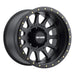 Method mr605 nv 20x10 wheel in matte black with gold studs and rim