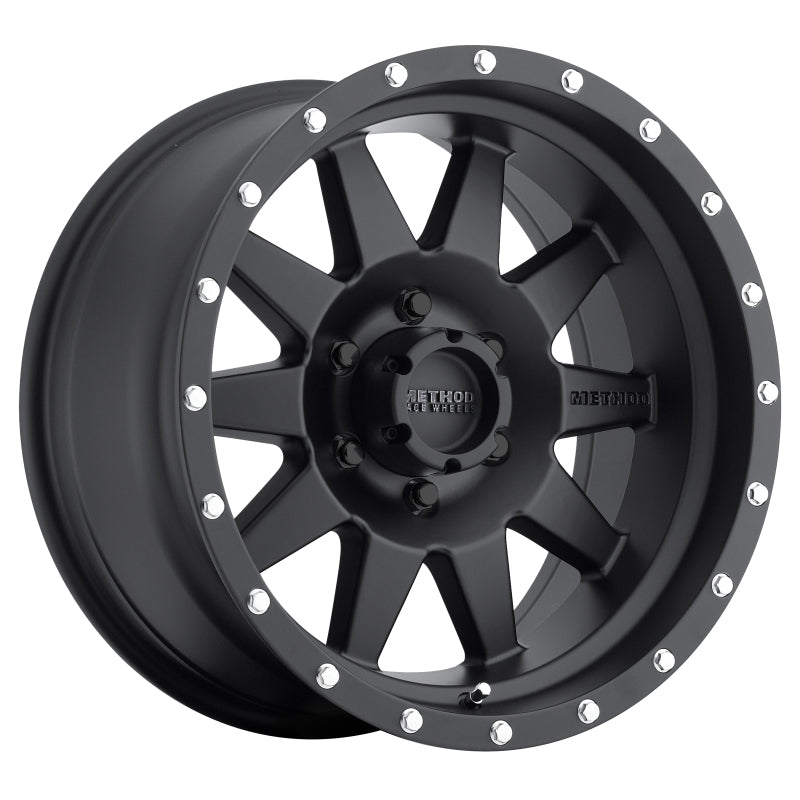Method mr301 the standard 17x8.5 matte black wheel